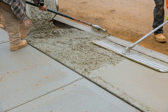 podłoga z betonu
